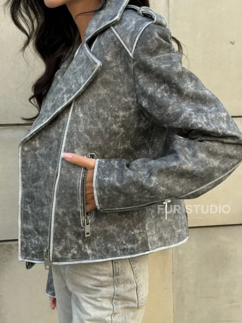 Косуха из натуральной кожи  VINTAGE COLLECTION