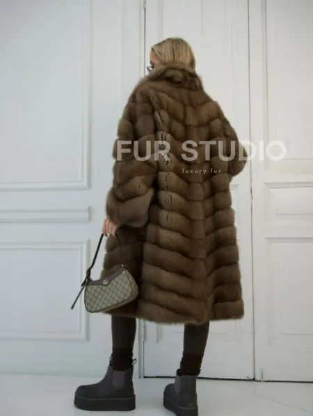 Шуба из куницы - фото 5