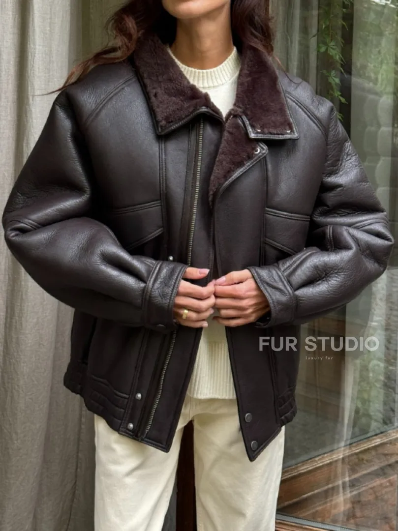 Натуральная дубленка - женская