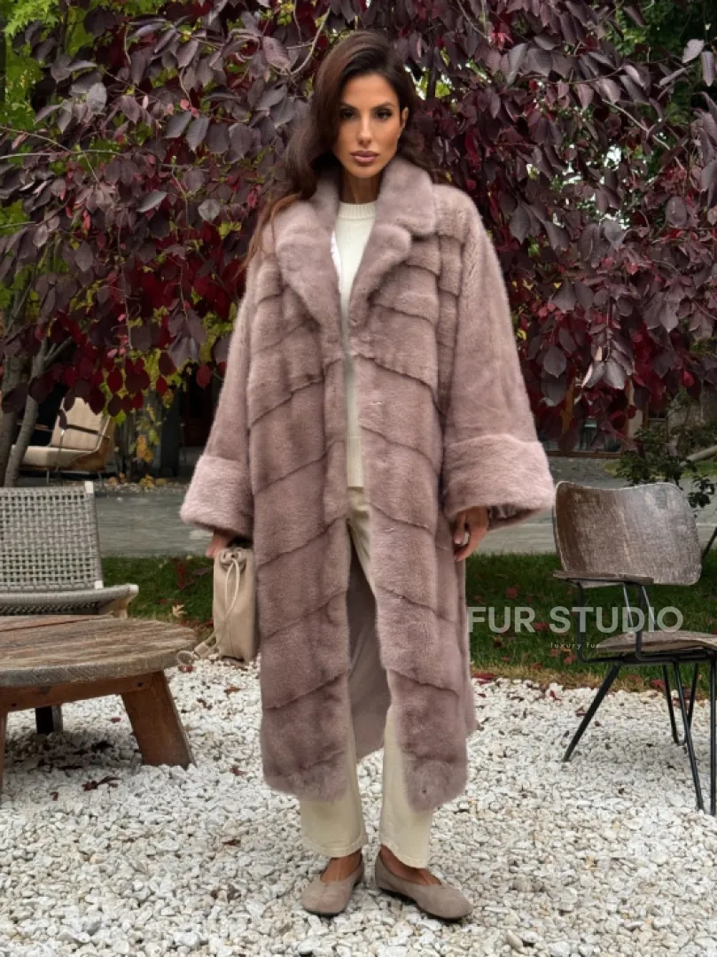 Норковая шуба (больших размеров)