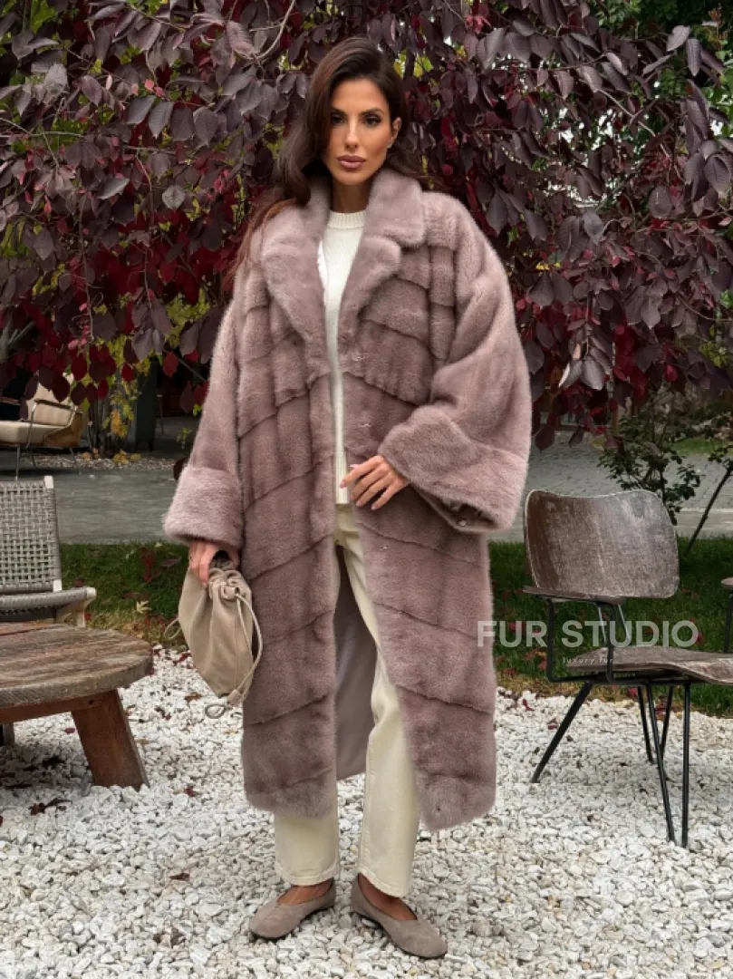 Норковая шуба (больших размеров)