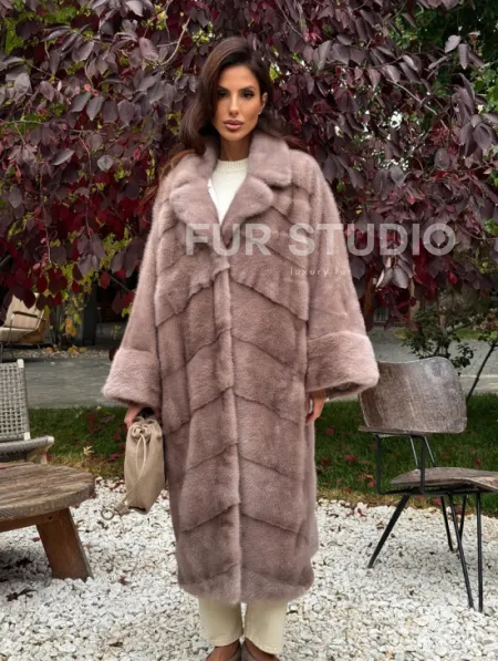 Норковая шуба (больших размеров) - фото 10