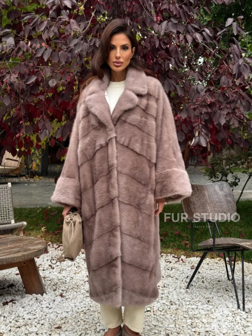 Норковая шуба (больших размеров)