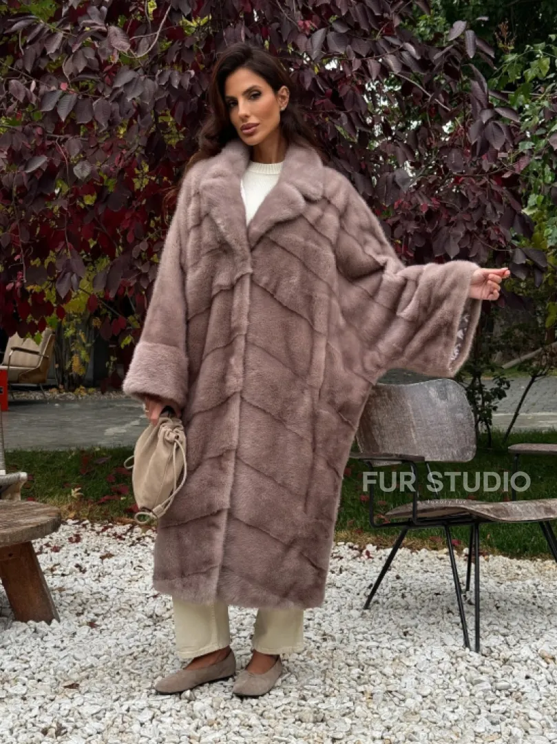 Норковая шуба (больших размеров)