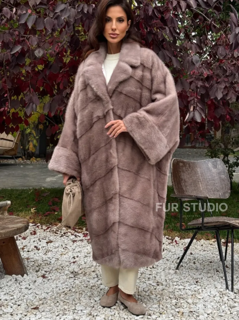 Норковая шуба (больших размеров)