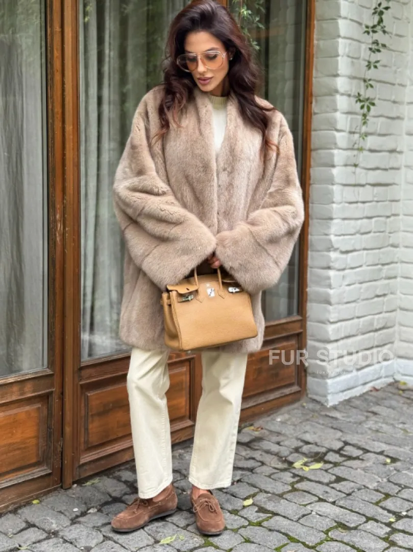 Полушубок из норки