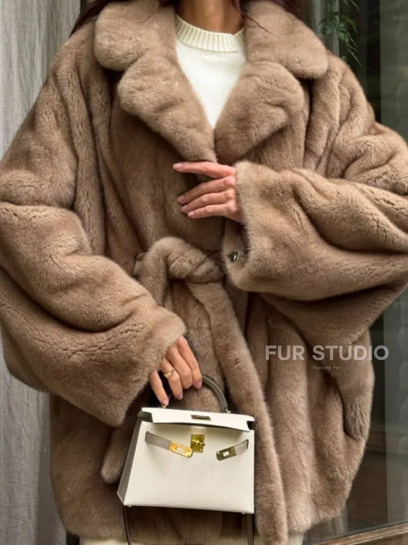 Шуба норковая летучая мышь