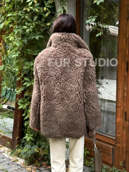 Шуба - дубленка двухсторонняя - фото 7