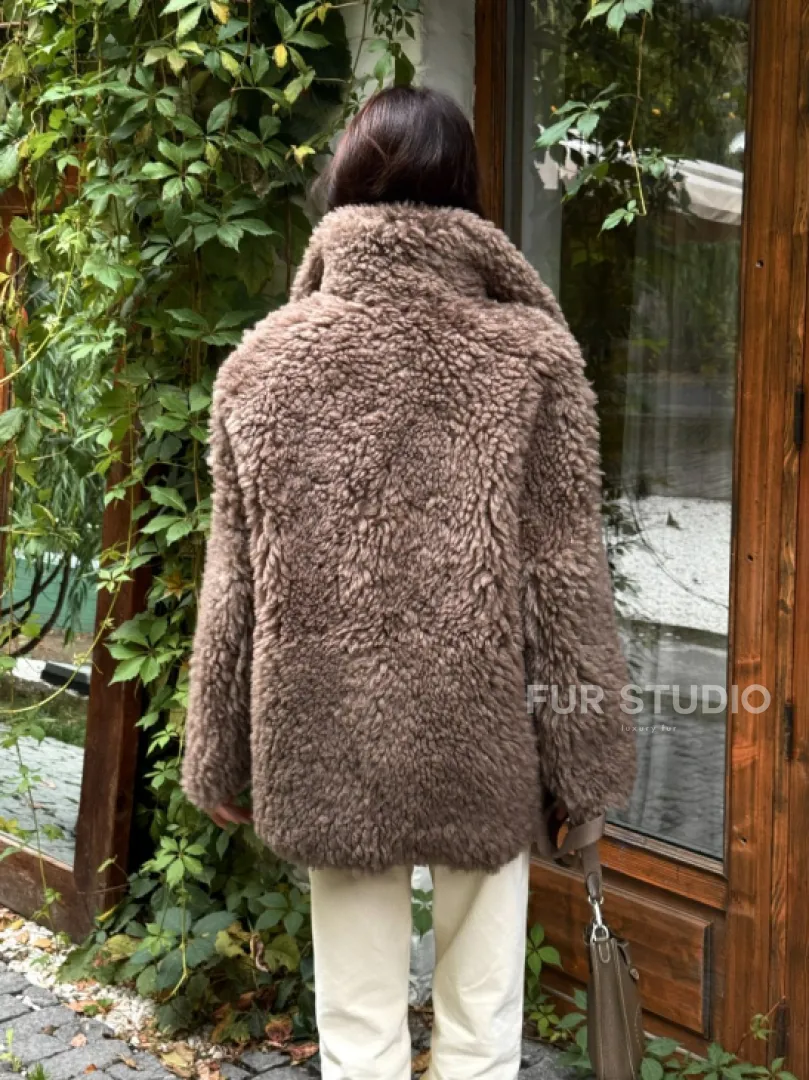Шуба - дубленка двухсторонняя