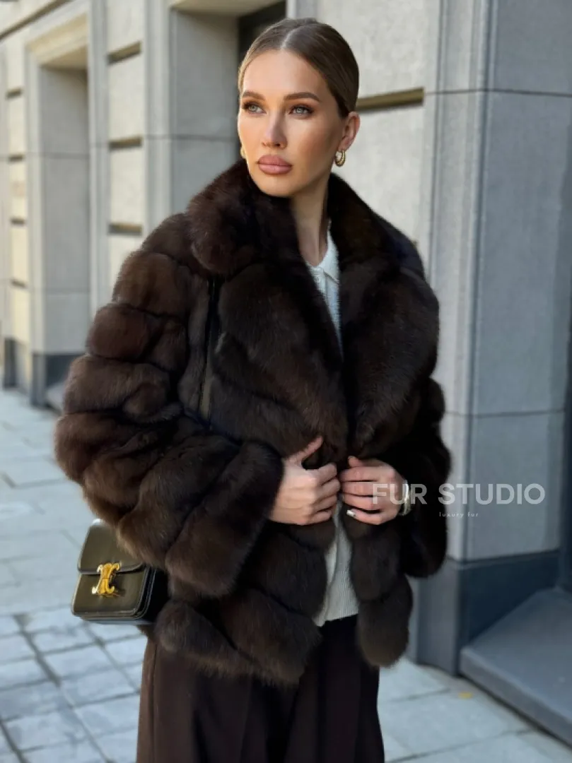 Полушубок из соболя