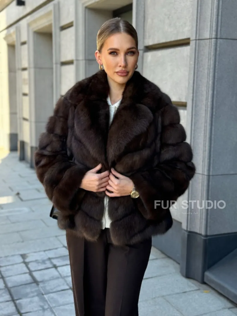 Полушубок из соболя