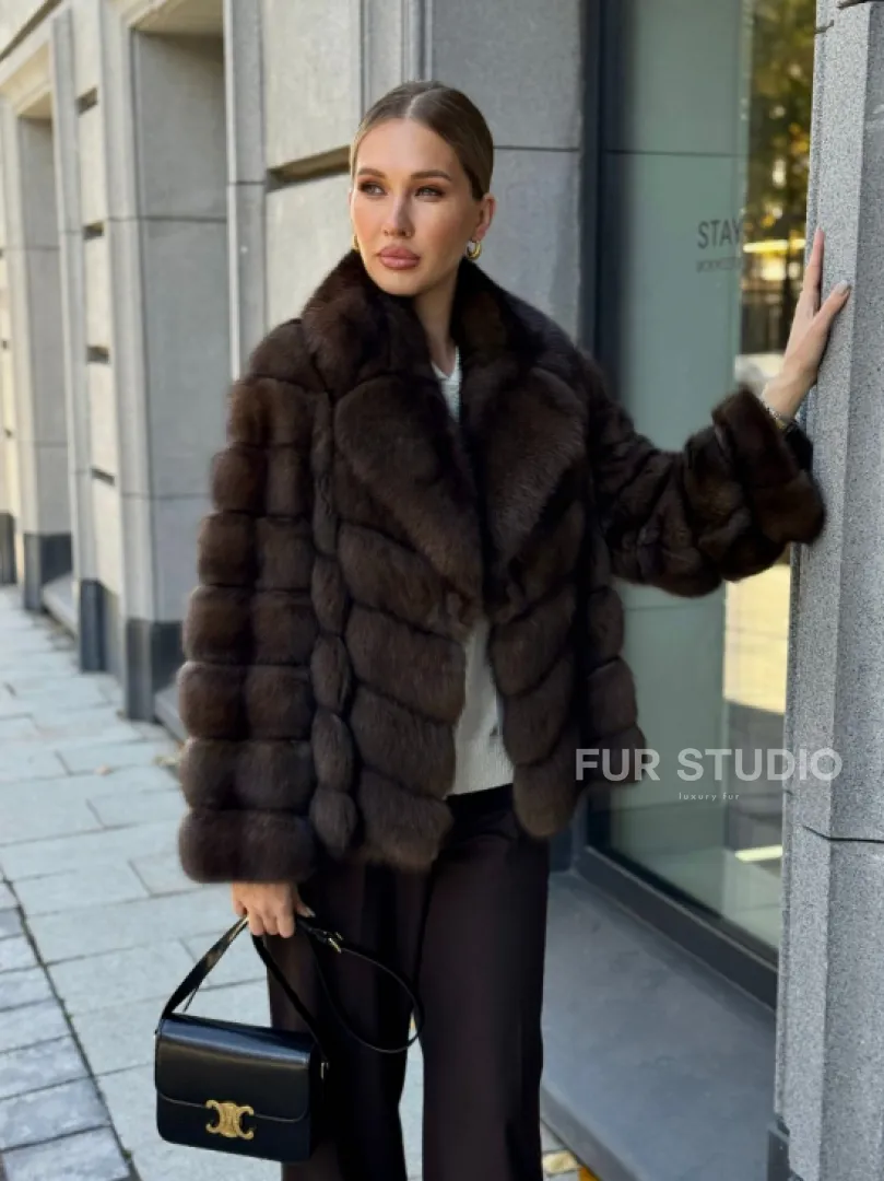 Полушубок из соболя