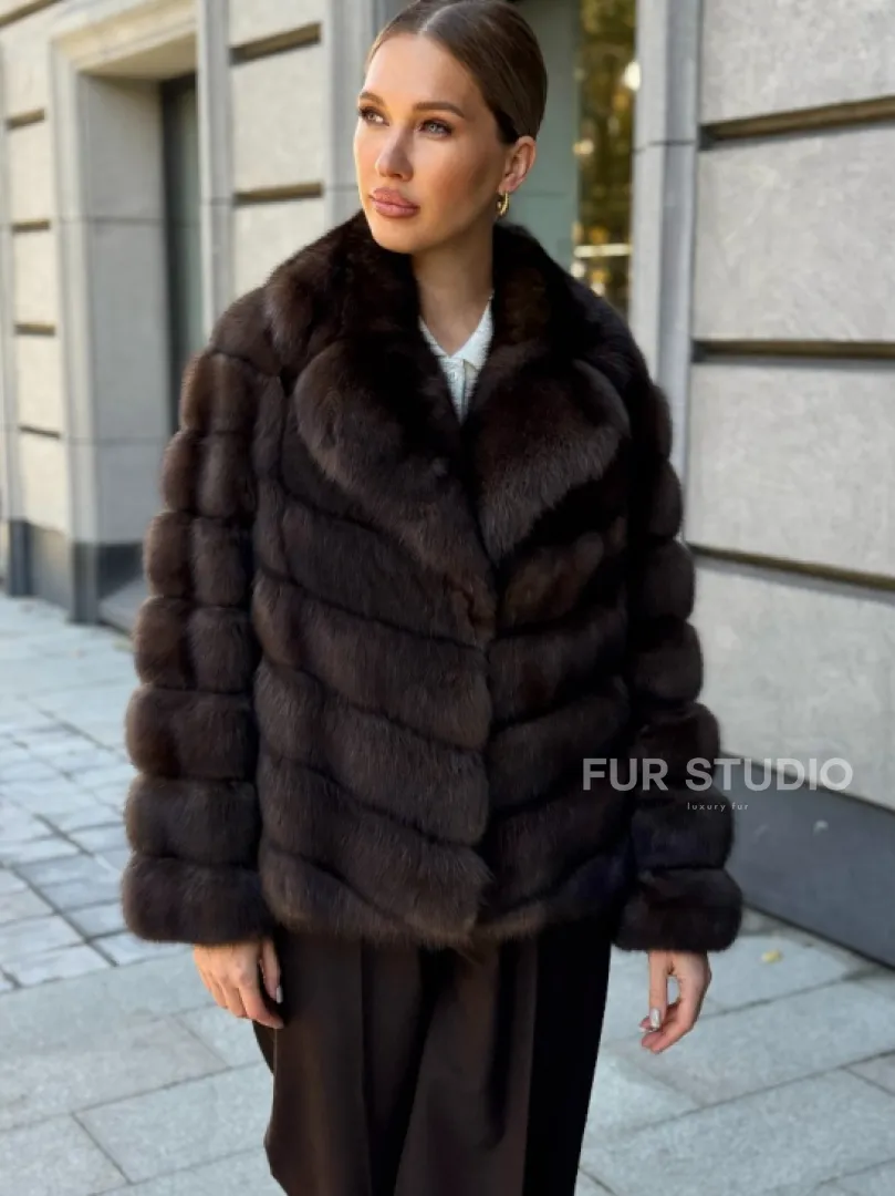 Полушубок из соболя