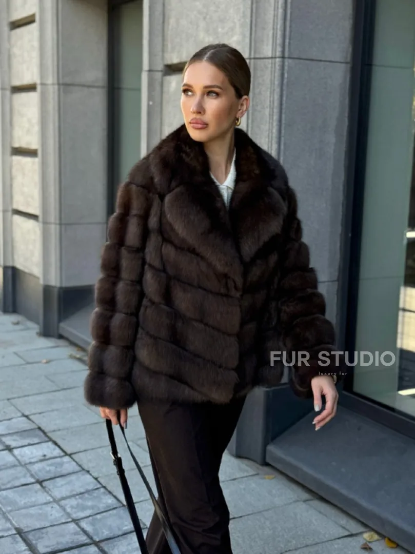 Полушубок из соболя