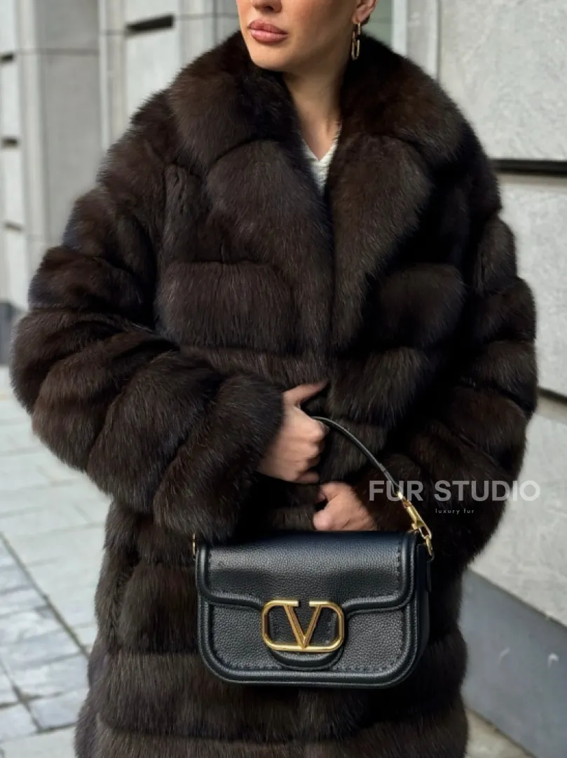 Шуба из соболиного меха