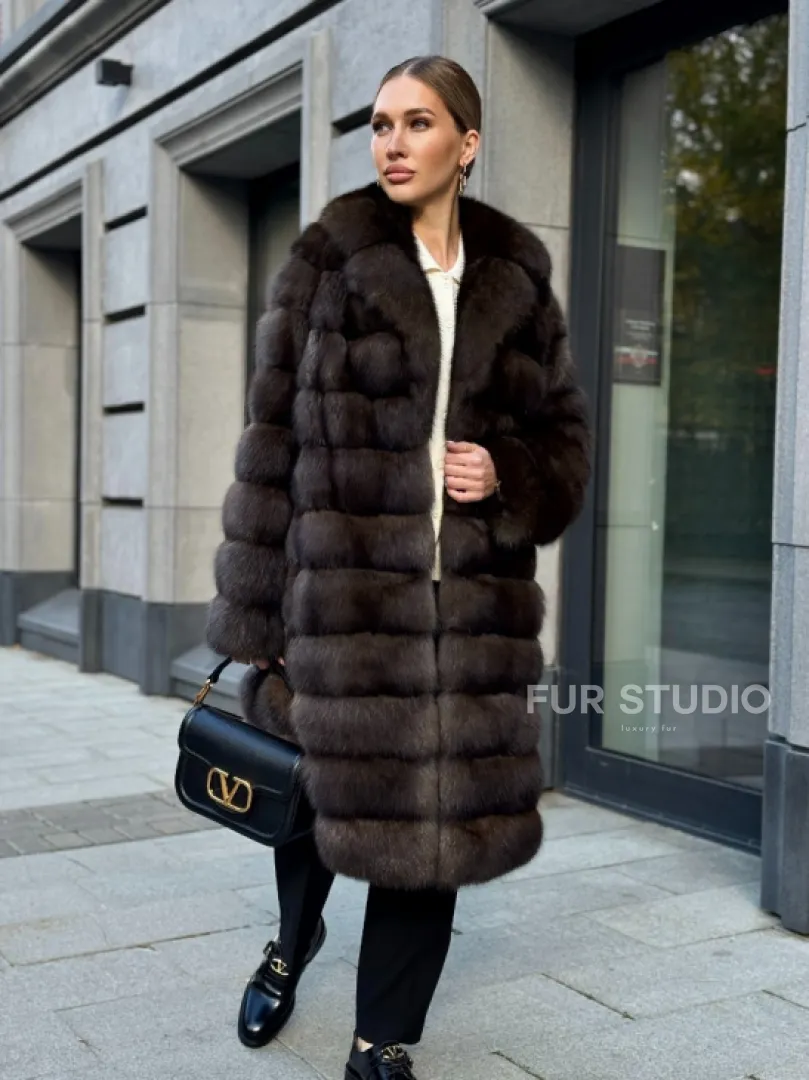 Шуба из соболиного меха