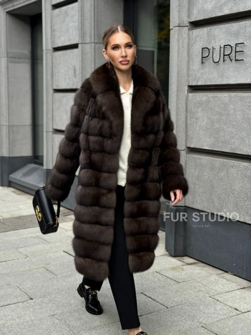 Шуба из соболиного меха