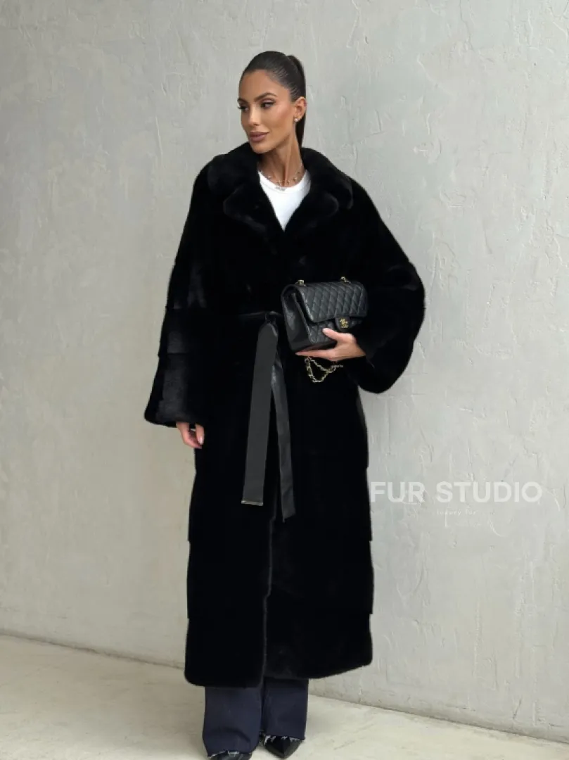 Шуба норка - паркетная раскладка