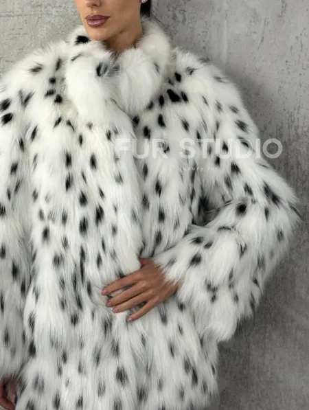 Шуба из лисы под рысь 2026 - фото 2