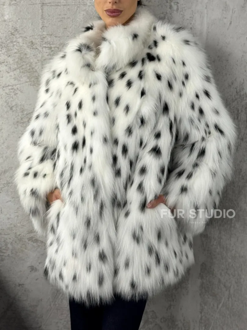 Шуба из лисы под рысь 2026