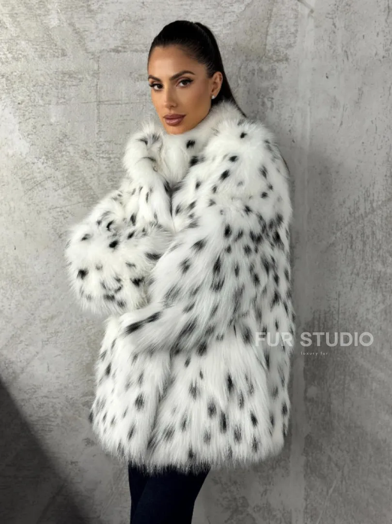 Шуба из лисы под рысь 2026