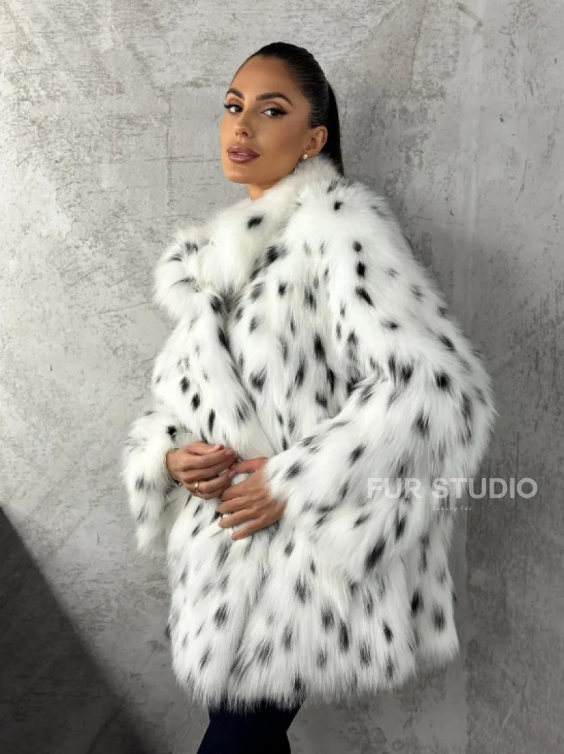 Шуба из лисы под рысь 2026