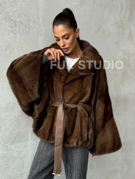 Шуба норковая оверсайз - фото 6