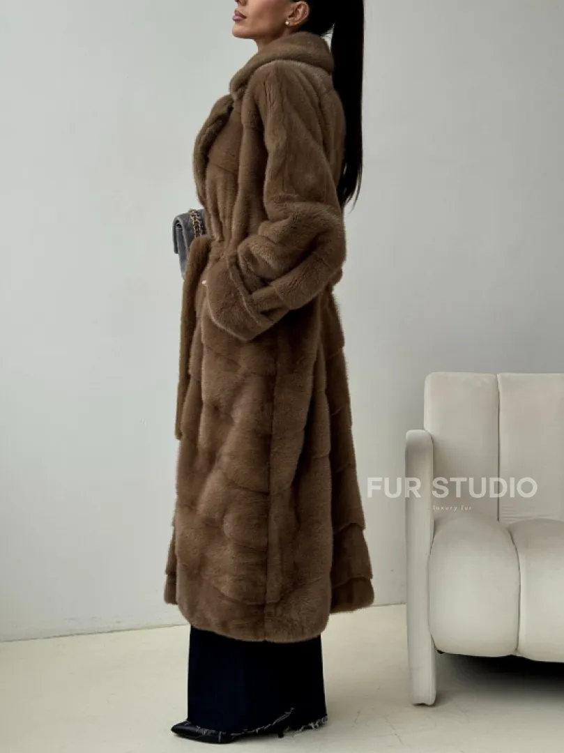 Норковая шуба - кимоно