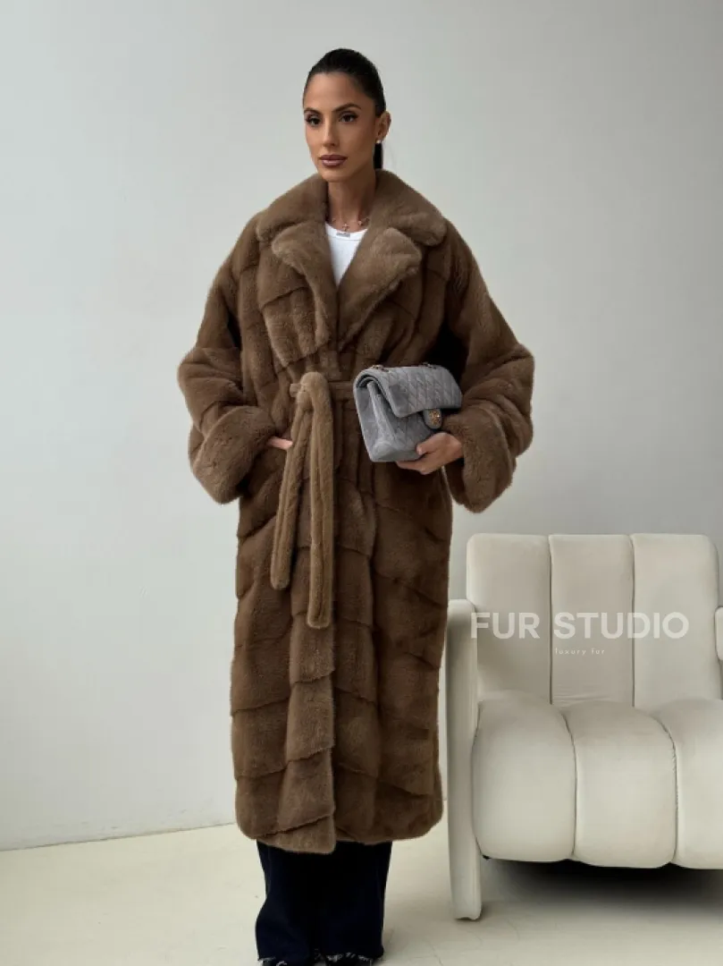 Норковая шуба - кимоно