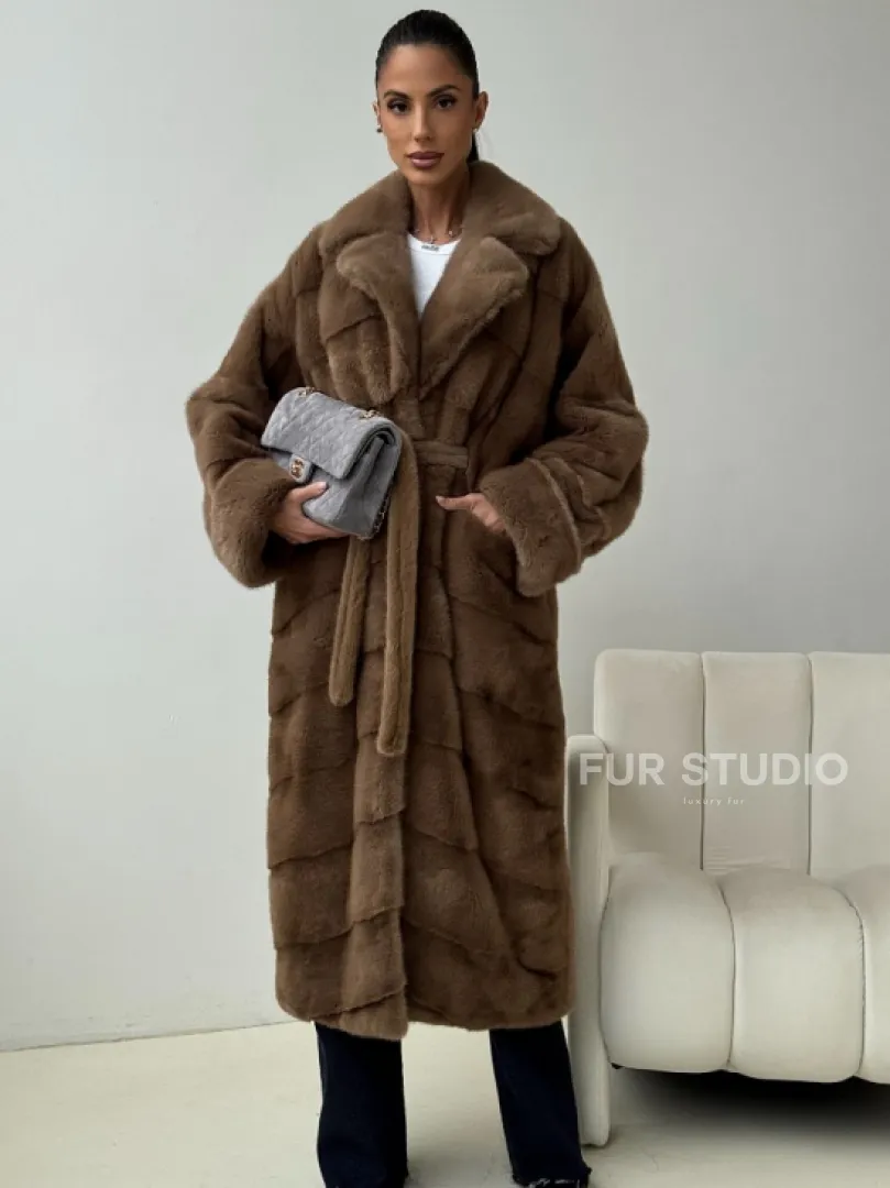 Норковая шуба - кимоно