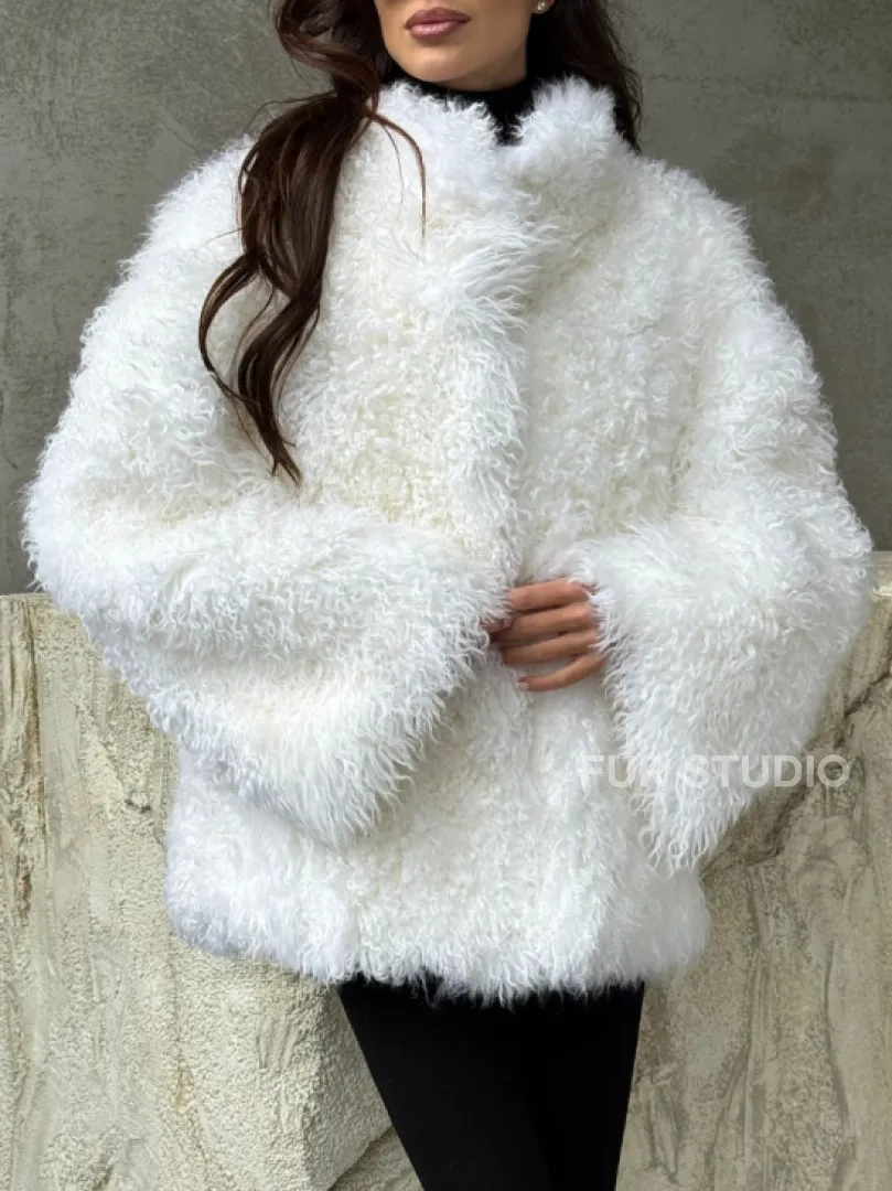 Шуба из альпаки