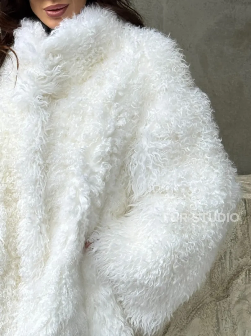 Шуба из альпаки