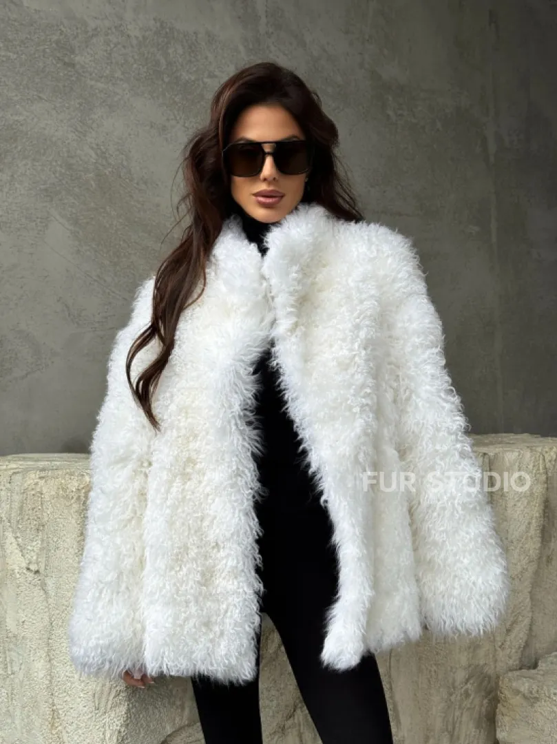 Шуба из альпаки