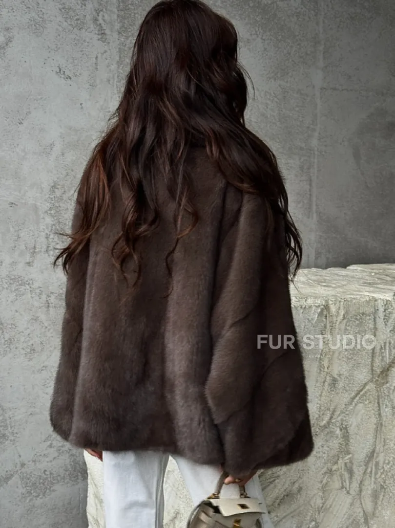 Норковая шуба автоледи