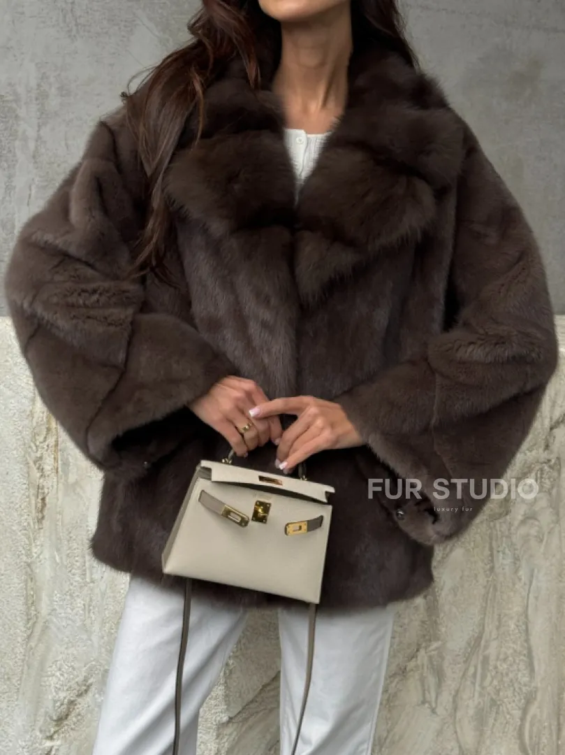 Норковая шуба автоледи