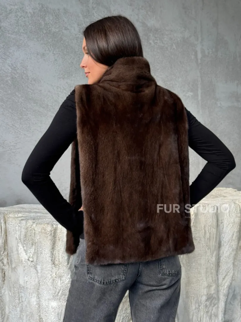 Манишка для женщин - норковая