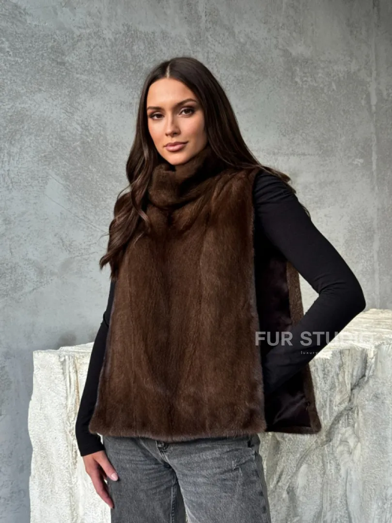 Манишка для женщин - норковая