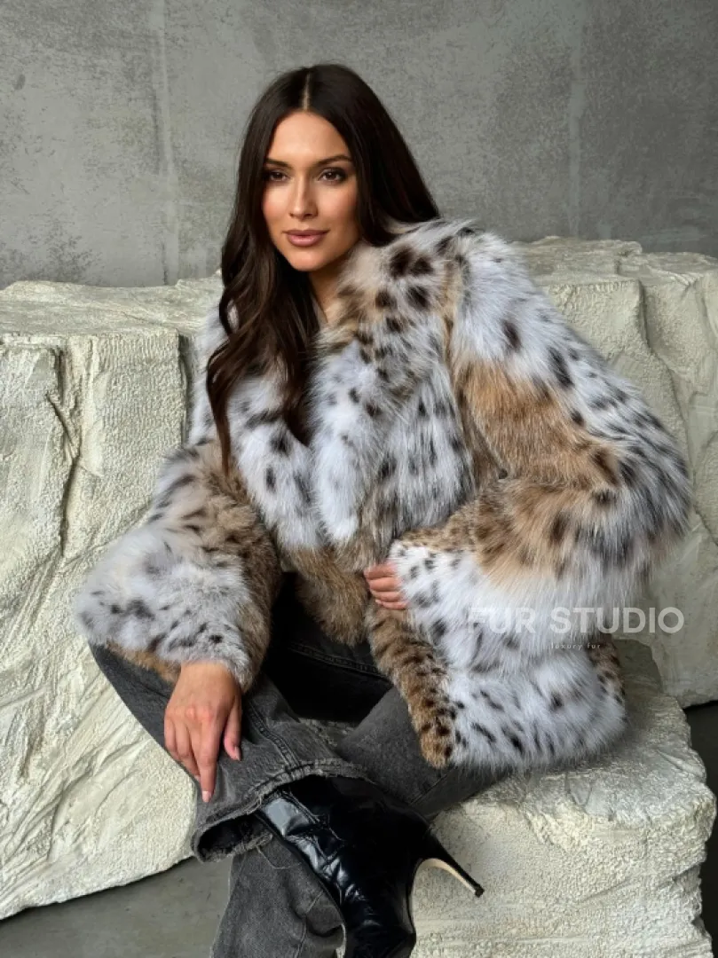 Шуба из рыси