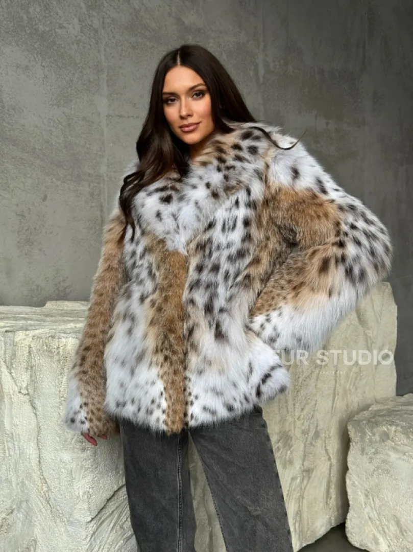 Шуба из рыси