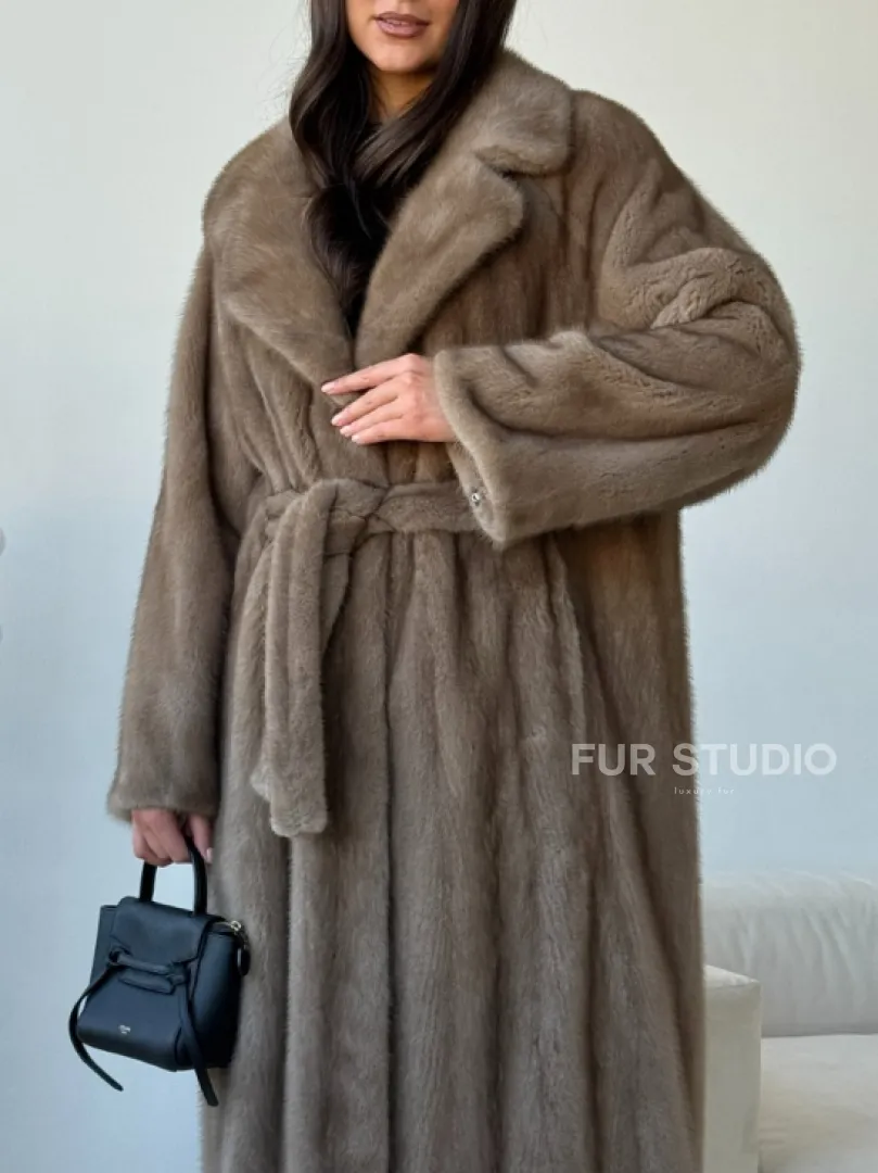 Норка пастель роспуск английский воротник