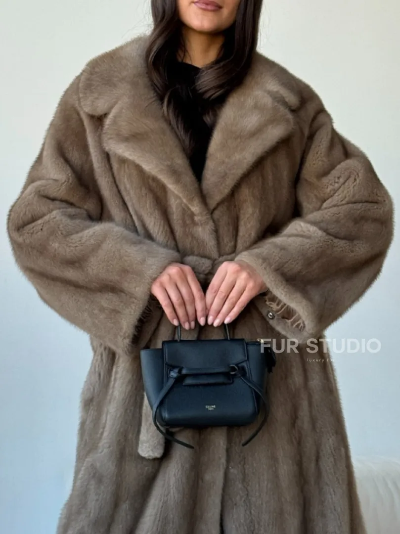 Норка пастель роспуск английский воротник