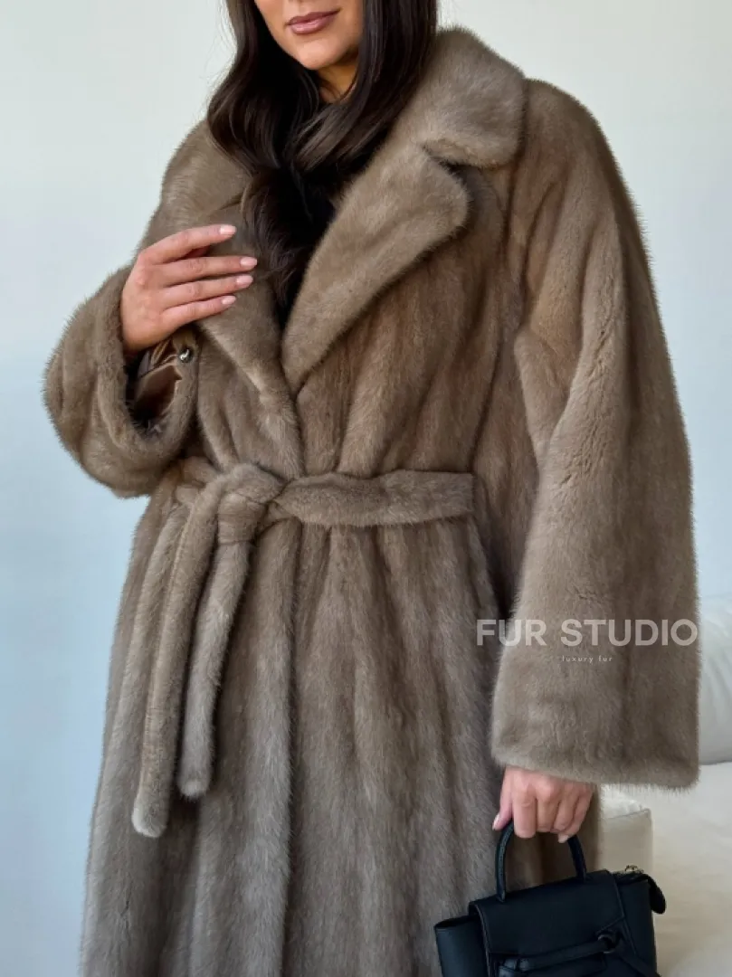 Норка пастель роспуск английский воротник