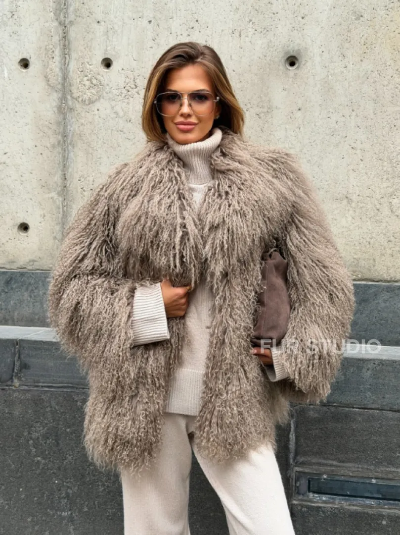 Полушубок из ламы