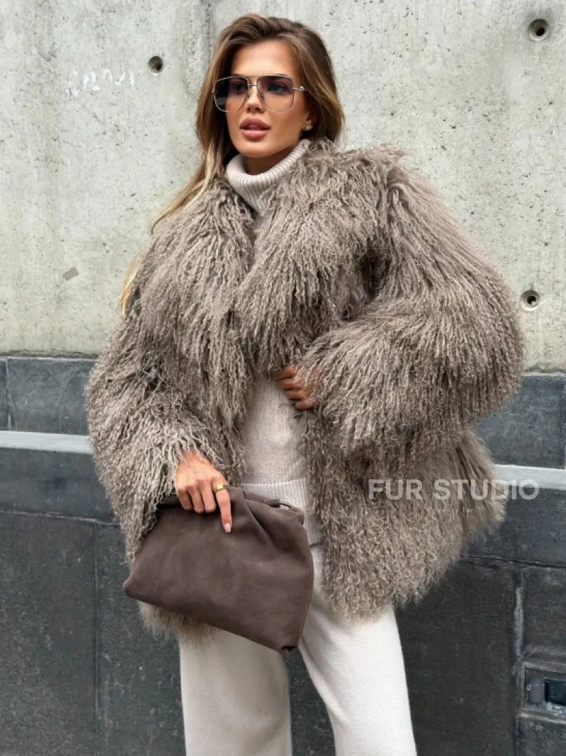 Полушубок из ламы