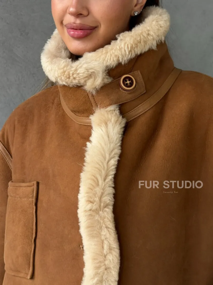 Дубленка - куртка двухсторонняя