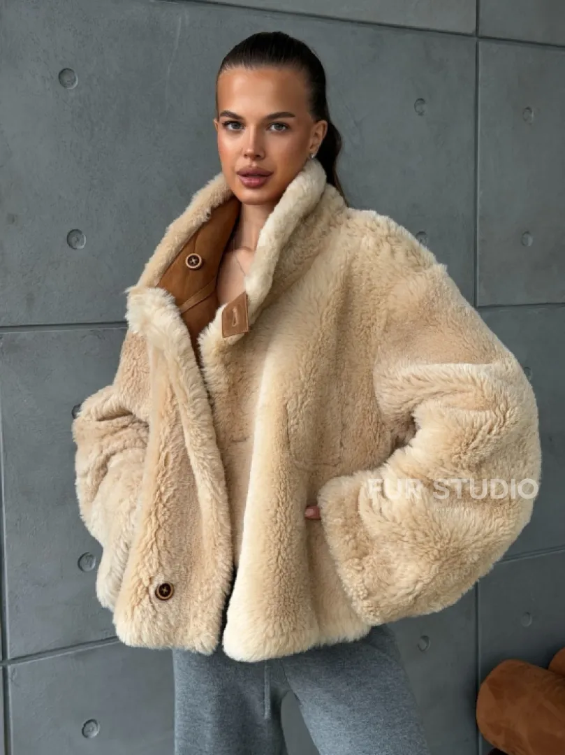 Дубленка - куртка двухсторонняя