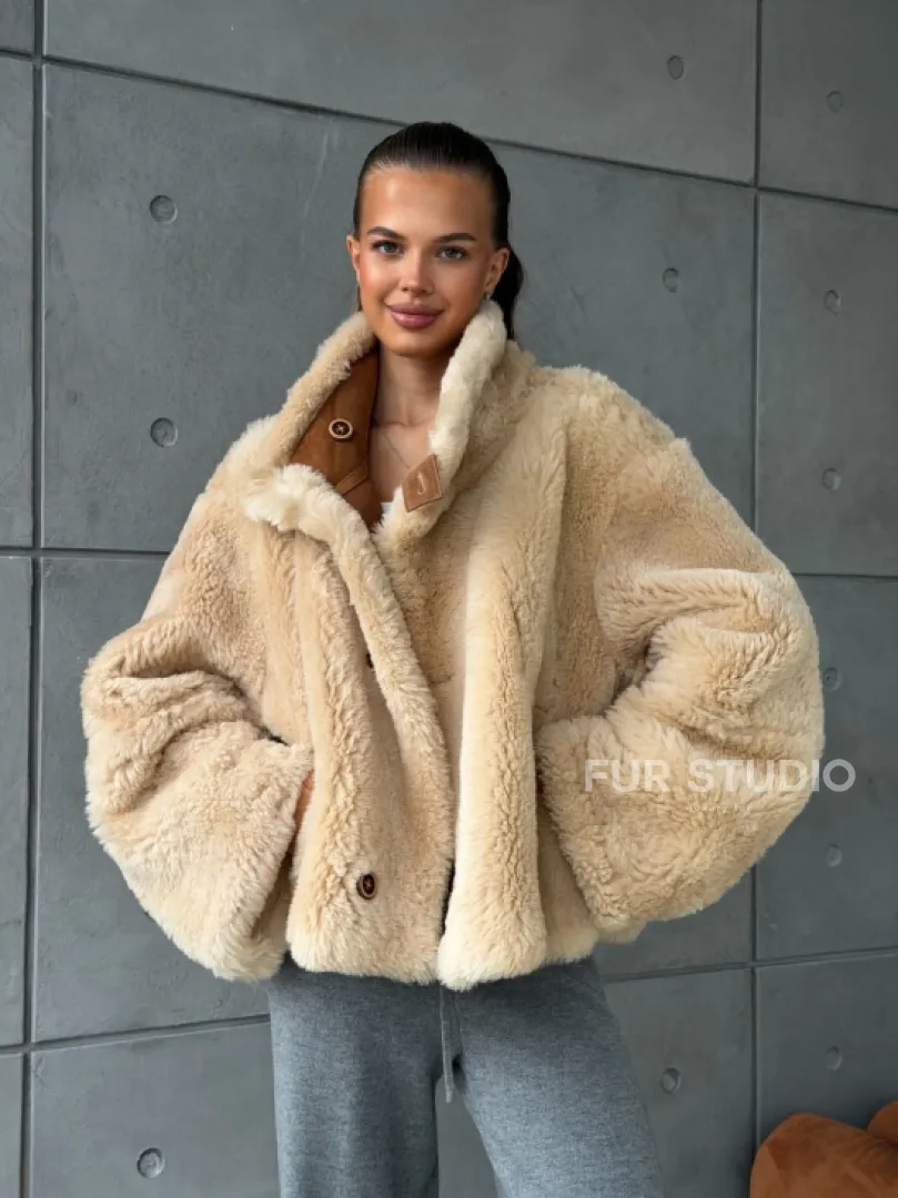 Дубленка - куртка двухсторонняя