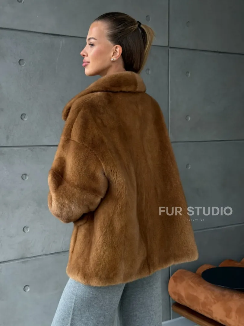 Женская норковая куртка