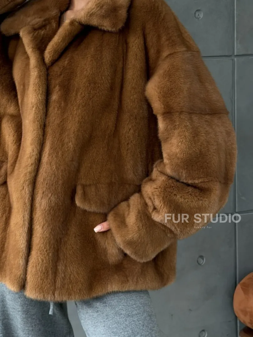 Женская норковая куртка