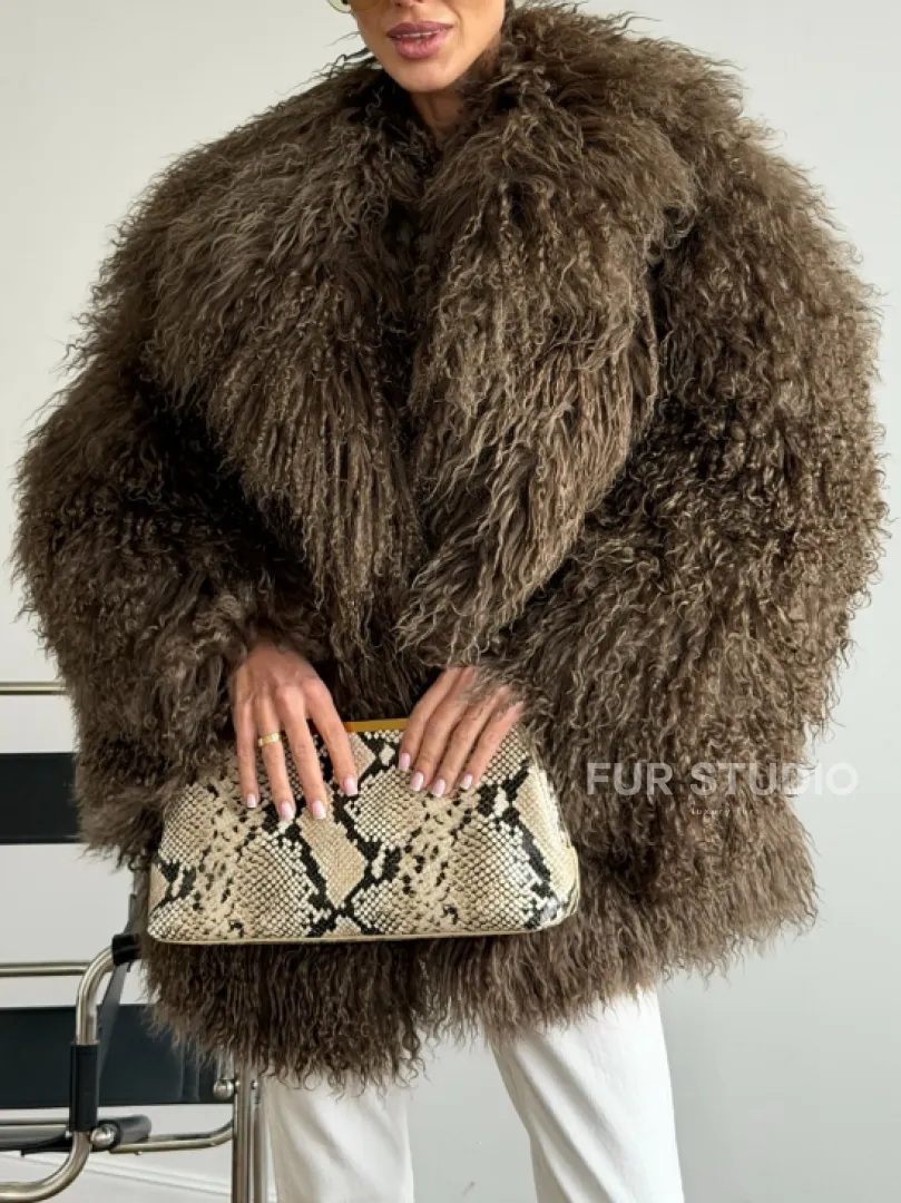 Шуба из лама